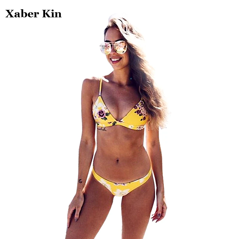 Hot 2017 Women Sexy Yellow Bikini Swimwear Print Bikini Sexy Swimsuit Bathing Suit Brazilian Swimsuit Padded Biquini G37-K410
Hot 2017 Women Sexy Yellow Bikini Swimwear Print Bikini Sexy Swimsuit Bathing Suit Brazilian Swimsuit Padded Biquini G37-K410