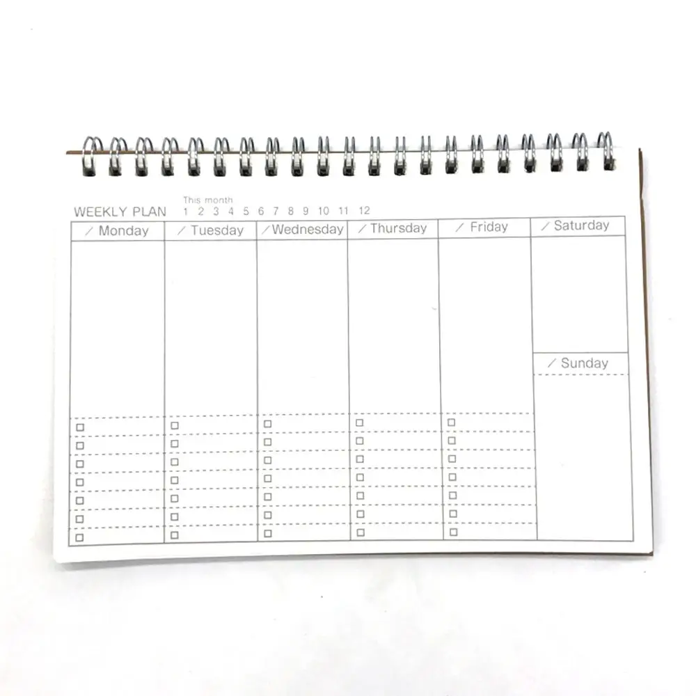 Diary Daily Weekly Monthly Planner Schedule Notebook Agenda Time Table To Do List Kraft Paper Cover
Diary Daily Weekly Monthly Planner Schedule Notebook Agenda Time Table To Do List Kraft Paper Cover