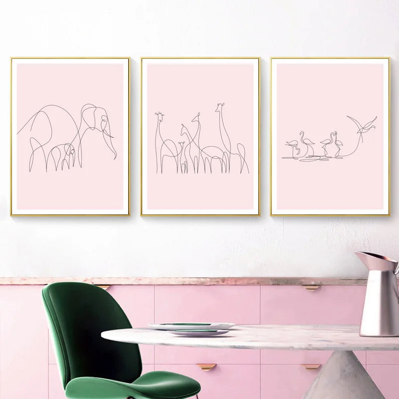 One Line Giraffe Elephant Flamingo Nordic Posters And Prints Wall Art Canvas Painting Abstract Pictures Wall Paintings
One Line Giraffe Elephant Flamingo Nordic Posters And Prints Wall Art Canvas Painting Abstract Pictures Wall Paintings