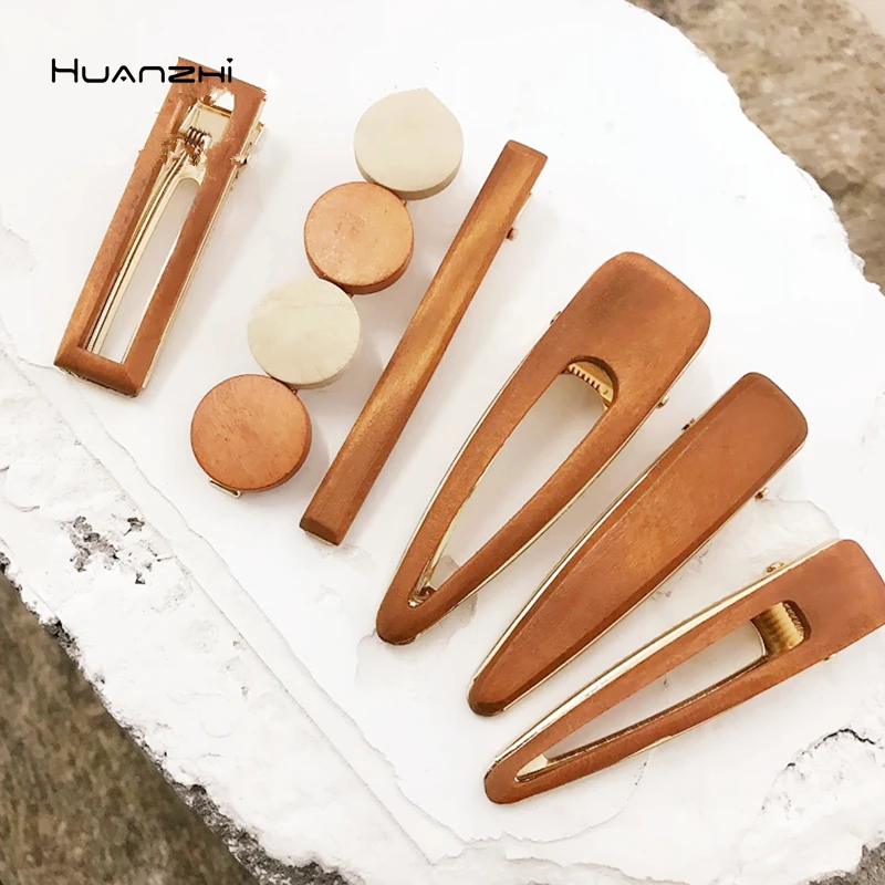 HZ New Wooden Various Types Geometric Square Round Type Hollow Barrettes Hair Ornament Hair Grip Hair Accessories for Women Girl
HZ New Wooden Various Types Geometric Square Round Type Hollow Barrettes Hair Ornament Hair Grip Hair Accessories for Women Girl