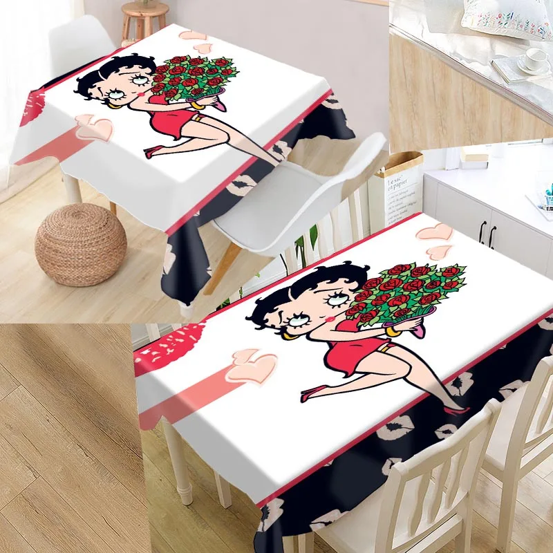 Custom Betty Boop Table Cloth Oxford Rectangular Waterproof Oilproof Table Cover Wedding Tablecloth &L035SJ
Custom Betty Boop Table Cloth Oxford Rectangular Waterproof Oilproof Table Cover Wedding Tablecloth &L035SJ