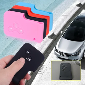 DWCX New 3 Button Remote Silicone Card Key Case Fob Cover Fit for Renault Clio Megane Scenic
DWCX New 3 Button Remote Silicone Card Key Case Fob Cover Fit for Renault Clio Megane Scenic