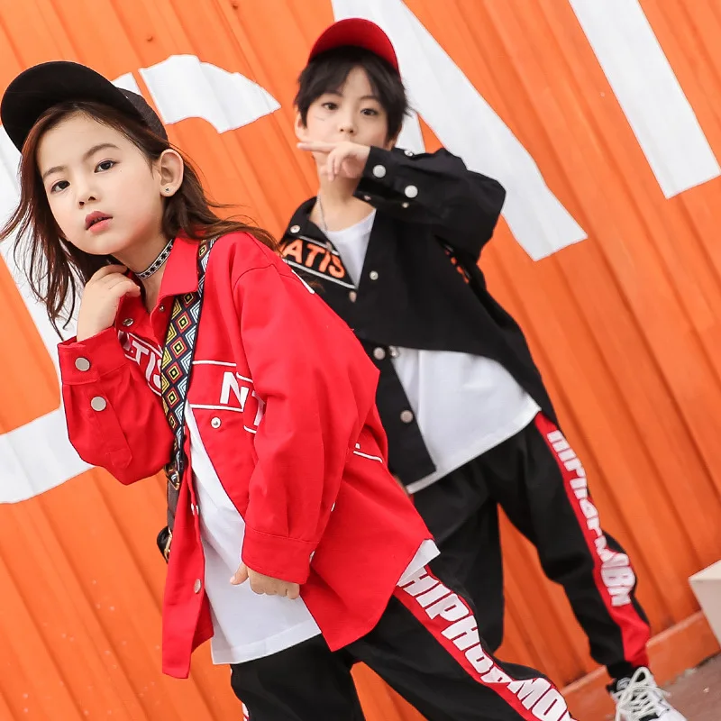 Kids Ballroom Dancing Clothes Boys Girls Hip Hop Costumes Dance Clothing Jazz Coats Denim Jacket Children Jogger Pants Dancewear
Kids Ballroom Dancing Clothes Boys Girls Hip Hop Costumes Dance Clothing Jazz Coats Denim Jacket Children Jogger Pants Dancewear
