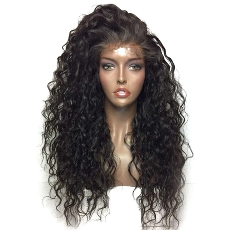 Bombshell Black Loose Curly Water Wave Synthetic 3 Inch Lace Front Wig Glueless Heat Resistant Fiber With Baby Hair For Women
Bombshell Black Loose Curly Water Wave Synthetic 3 Inch Lace Front Wig Glueless Heat Resistant Fiber With Baby Hair For Women
