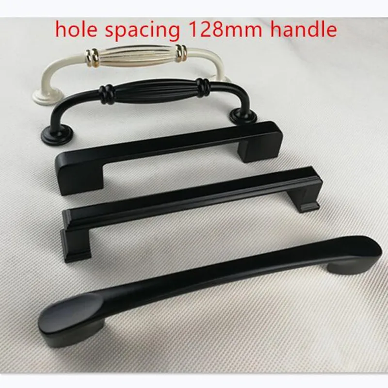 hole spacing 128mm Zinc Alloy Black Cabinet Handles American style Kitchen Door Pulls Drawer Knobs Furniture Handle
hole spacing 128mm Zinc Alloy Black Cabinet Handles American style Kitchen Door Pulls Drawer Knobs Furniture Handle