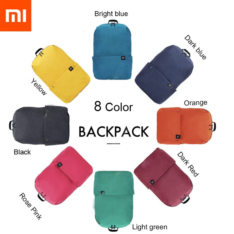 Новый рюкзак Xiaomi 10 л сумка для города отдыха спортивная нагрудная легкая