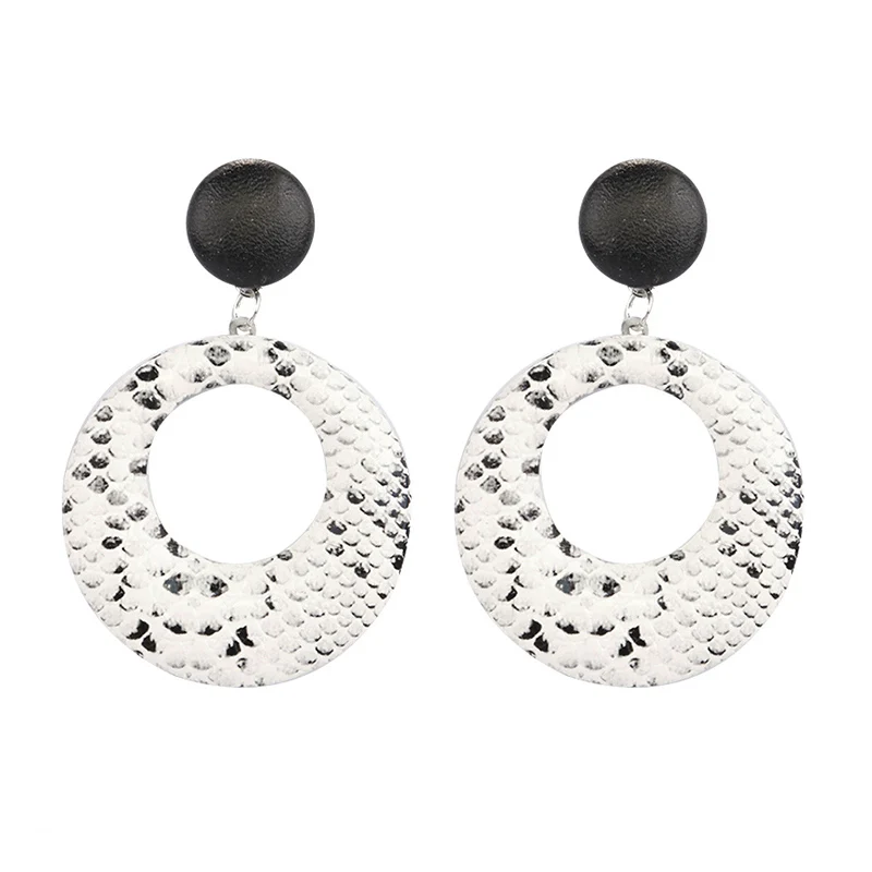 AENSOA Vintage Snake Skin Leather Pendant Drop Earrings For Women Girl Maxi PU Big Dangle Earrings Party Gift Jewelry Wholesale
AENSOA Vintage Snake Skin Leather Pendant Drop Earrings For Women Girl Maxi PU Big Dangle Earrings Party Gift Jewelry Wholesale