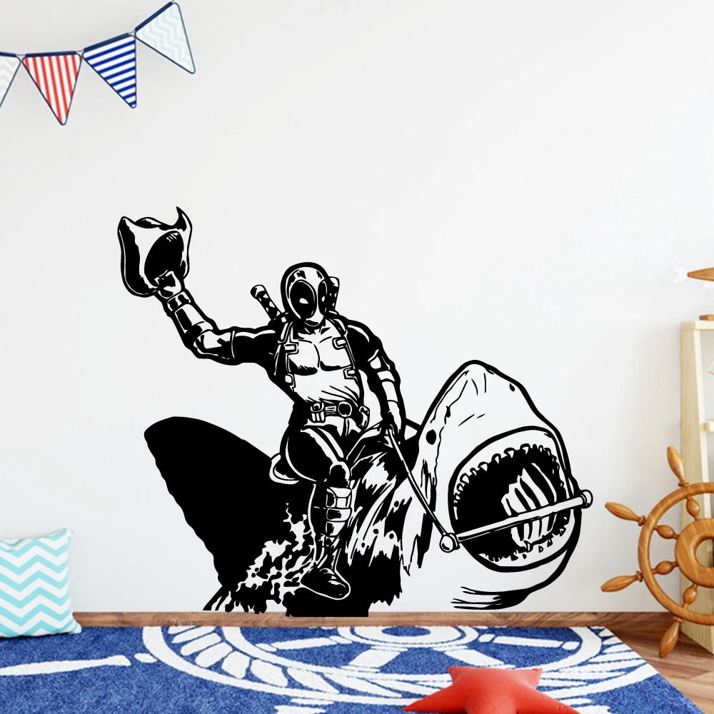 Lovely deadpool Wall Stickers Self Adhesive Art Wallpaper For Kids Rooms Decoration Vinyl Art Decal Bedroom Mural adesivi murali
Lovely deadpool Wall Stickers Self Adhesive Art Wallpaper For Kids Rooms Decoration Vinyl Art Decal Bedroom Mural adesivi murali