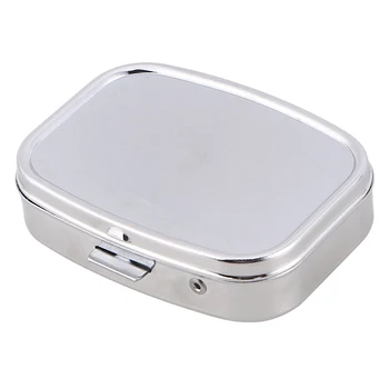 2Pcs Pill Box 2 Compartments Metal Portable Pill Case Candy Box Medicine Box for Trips Outdoor Office
2Pcs Pill Box 2 Compartments Metal Portable Pill Case Candy Box Medicine Box for Trips Outdoor Office