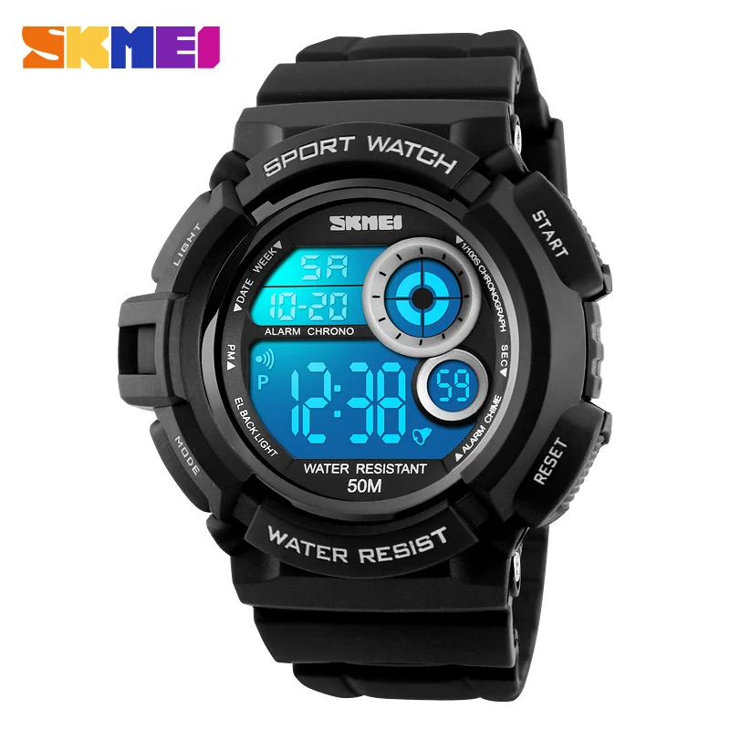 Skmei 1222 New Men Women Sport Watch Big Dial Digital Wristwatch 7 Colors EL Light Chrono Alarm Waterproof Relogio Masculino
Skmei 1222 New Men Women Sport Watch Big Dial Digital Wristwatch 7 Colors EL Light Chrono Alarm Waterproof Relogio Masculino