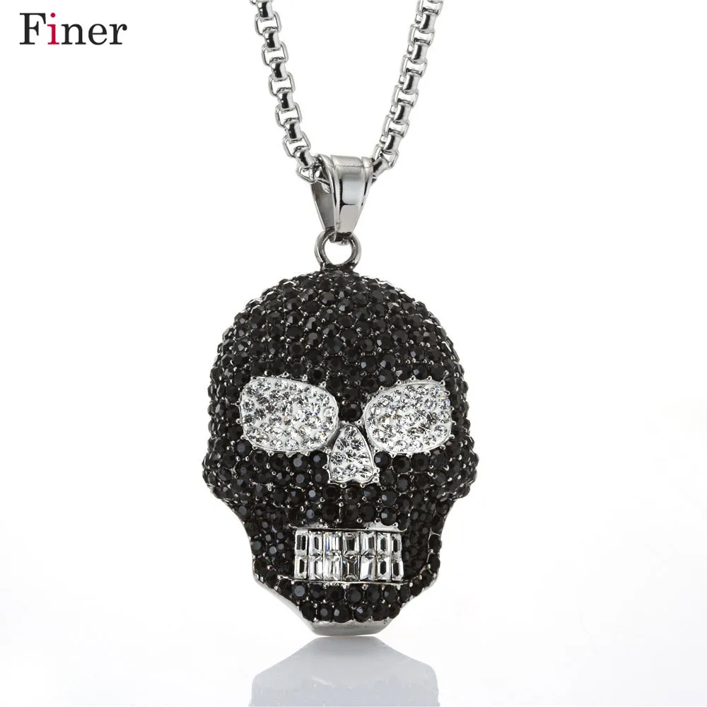 Titanium Black Skull Pendant boho For Halloween Hot Pendant Hook For Necklace Pave Australian Gem Juweel
Titanium Black Skull Pendant boho For Halloween Hot Pendant Hook For Necklace Pave Australian Gem Juweel