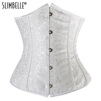 Fashion Womens Sexy Satin Vintage Underbust Waist Training Corset Body Shaper Tummy Control Steampunk Gothoic Corset
Fashion Womens Sexy Satin Vintage Underbust Waist Training Corset Body Shaper Tummy Control Steampunk Gothoic Corset