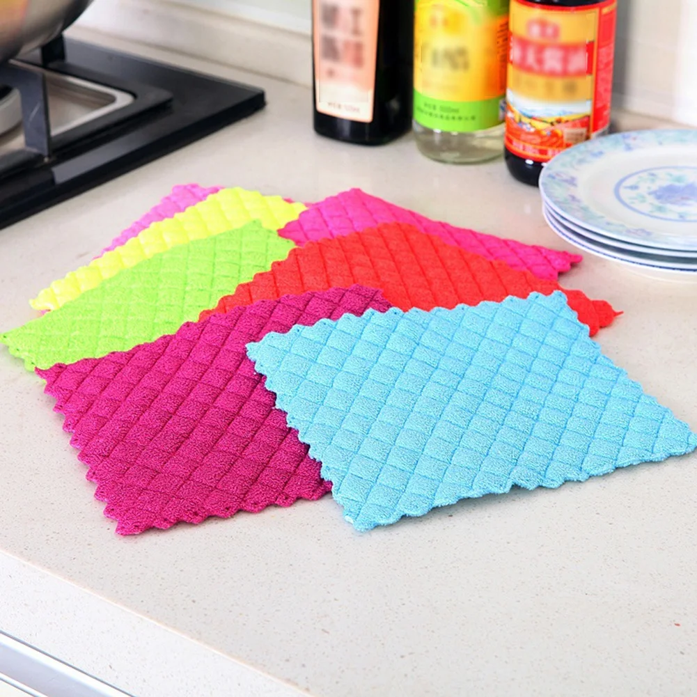 Multifunctional Tools Reusable Eco-friendly Cleaning Cloth Towel Wipes Microfiber Home Suqare Shape Washing Dish Random Color
Multifunctional Tools Reusable Eco-friendly Cleaning Cloth Towel Wipes Microfiber Home Suqare Shape Washing Dish Random Color