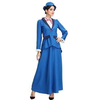 Movie character magic nanny British deep collar swallowtail mini dress Professional play teacher teacher uniform holiday
Movie character magic nanny British deep collar swallowtail mini dress Professional play teacher teacher uniform holiday