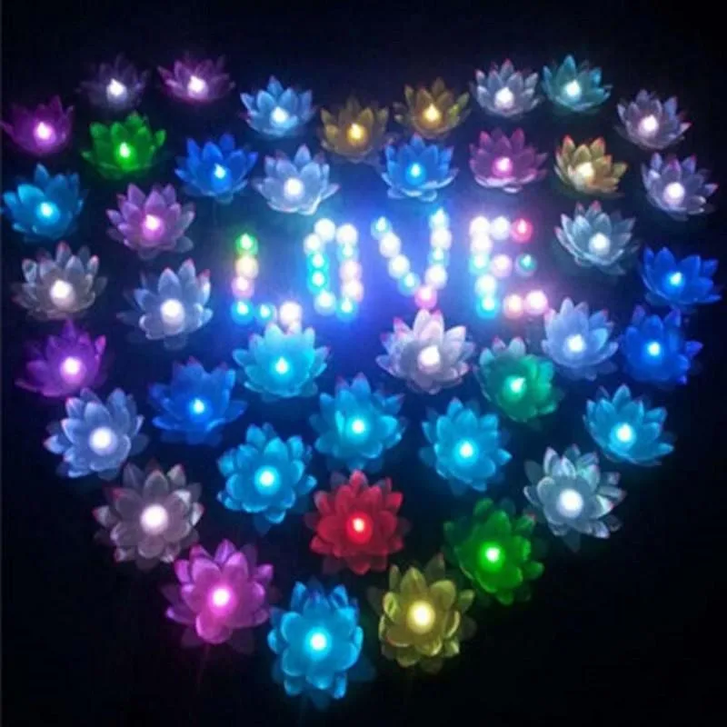 New Arrival Colorful Changing LED Lotus Lamp Floating Water Wishing Lantern Artificial Silk Flower Candle Lights Free Shipping
New Arrival Colorful Changing LED Lotus Lamp Floating Water Wishing Lantern Artificial Silk Flower Candle Lights Free Shipping