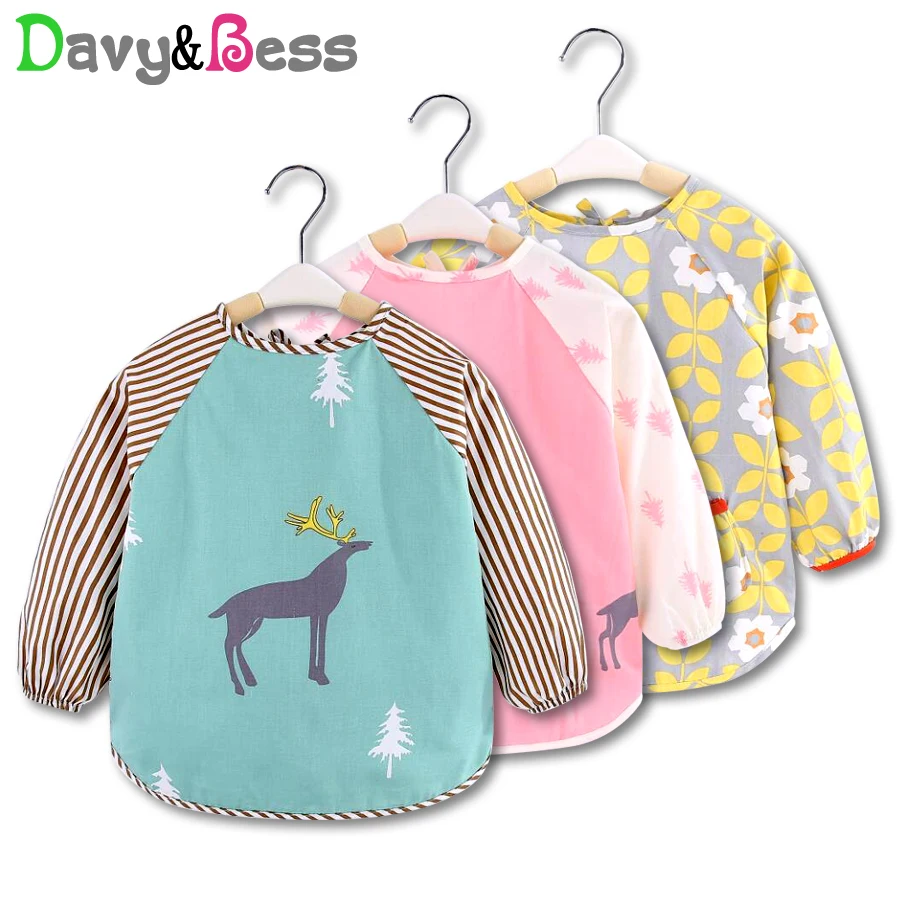 Cotton Baby Bibs Waterproof Bandana with Long Sleeve Bib for Baby Apron Feeding Scarf Children's bib Infant Drool Slab Boy Girl
Cotton Baby Bibs Waterproof Bandana with Long Sleeve Bib for Baby Apron Feeding Scarf Children's bib Infant Drool Slab Boy Girl