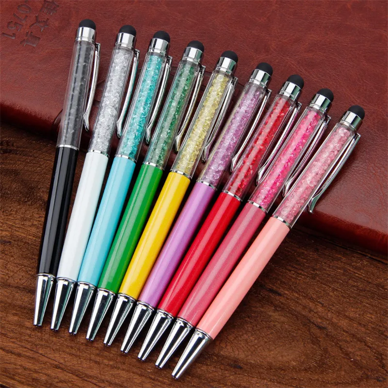 14 Colors Crystal fountain pen Fashion Creative Stylus white Touch Pen for Writing Stationery Office & School Black refill
14 Colors Crystal fountain pen Fashion Creative Stylus white Touch Pen for Writing Stationery Office & School Black refill