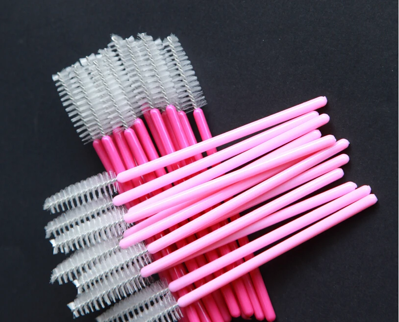 50 pcs make up brush synthetic fiber Disposable Eyelash Brush Cosmetic Makeup Tool Red rod white transparent brush head
50 pcs make up brush synthetic fiber Disposable Eyelash Brush Cosmetic Makeup Tool Red rod white transparent brush head
