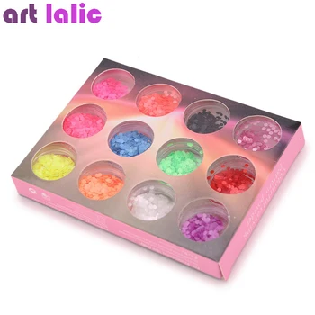 12 Color/Set Nail Art Decoration Ultra Thin Candy Fluorescent Round Shapes Sequins UV Gel Nail Polish DIY Acrylic Decoration
12 Color/Set Nail Art Decoration Ultra Thin Candy Fluorescent Round Shapes Sequins UV Gel Nail Polish DIY Acrylic Decoration