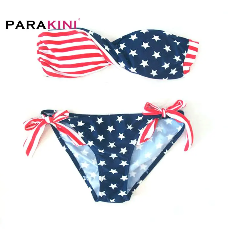 PARAKINI 2018 New USA American Flag Print Swimwear Biquinis Women Sexy Swimsuit Bikinis Set Trikini Beach Bathing Suit Tankini
PARAKINI 2018 New USA American Flag Print Swimwear Biquinis Women Sexy Swimsuit Bikinis Set Trikini Beach Bathing Suit Tankini