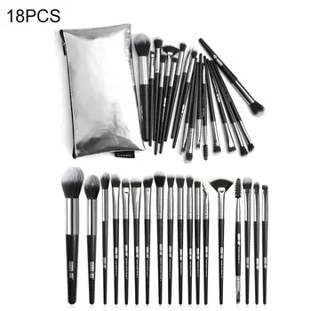 18pcs Makeup Brushes Set + Cosmetics Bag Foundation Powder Blush Concealer Brush Premium Eye Makeup Brush Professional
18pcs Makeup Brushes Set + Cosmetics Bag Foundation Powder Blush Concealer Brush Premium Eye Makeup Brush Professional