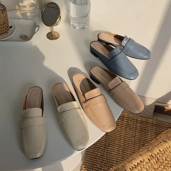 Fashion Slip On Mules Women Close Toes Sandals Ladies Summer Women Shoes 2019 New Elegant Low Heels Sandals Soft Flats Sandals
Fashion Slip On Mules Women Close Toes Sandals Ladies Summer Women Shoes 2019 New Elegant Low Heels Sandals Soft Flats Sandals