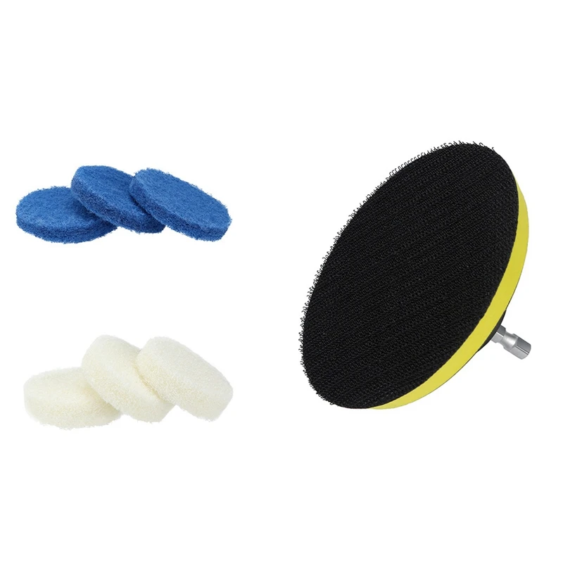 6 Pieces Scouring Pads Drill Power Scrubber Brush-Electric Powered Scrub Pad For Cleaning Household And Polishing Metal Wood
6 Pieces Scouring Pads Drill Power Scrubber Brush-Electric Powered Scrub Pad For Cleaning Household And Polishing Metal Wood