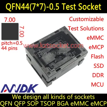 QFN44(7x7)-0.5 Socket QFN44 Socket MLF44 Socket MLP44 Socket,Open top,NP506-044-036-C-G
QFN44(7x7)-0.5 Socket QFN44 Socket MLF44 Socket MLP44 Socket,Open top,NP506-044-036-C-G