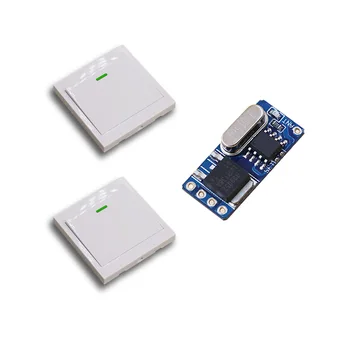 Hot Selling DC3.5V 6V 7V 9V 12V Wireless Remote Control Switch System Receiver & 2*White Wall Panel Sticky Remote for Smart Home
Hot Selling DC3.5V 6V 7V 9V 12V Wireless Remote Control Switch System Receiver & 2*White Wall Panel Sticky Remote for Smart Home