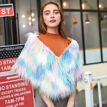 New Fashion Faux Fur Shawl Imitation Fur Ice Cream Thick Cloak Winter Women Wraps and Shawls ponchos and capes
New Fashion Faux Fur Shawl Imitation Fur Ice Cream Thick Cloak Winter Women Wraps and Shawls ponchos and capes