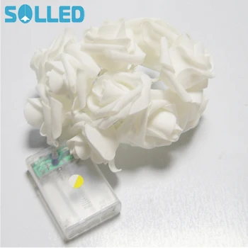 SOLLED Novelty Romantic Lighting 20LED Rose Flower Fairy String Lights Wedding Garden Party Valentine's Day Decoration
SOLLED Novelty Romantic Lighting 20LED Rose Flower Fairy String Lights Wedding Garden Party Valentine's Day Decoration