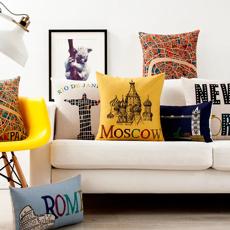 Rio De Janeiro Moscow New York Pillow Cases Home Decoration Gift Emoji Kid Throw Massager Decorative Vintage Pillows Cover Decor
Rio De Janeiro Moscow New York Pillow Cases Home Decoration Gift Emoji Kid Throw Massager Decorative Vintage Pillows Cover Decor