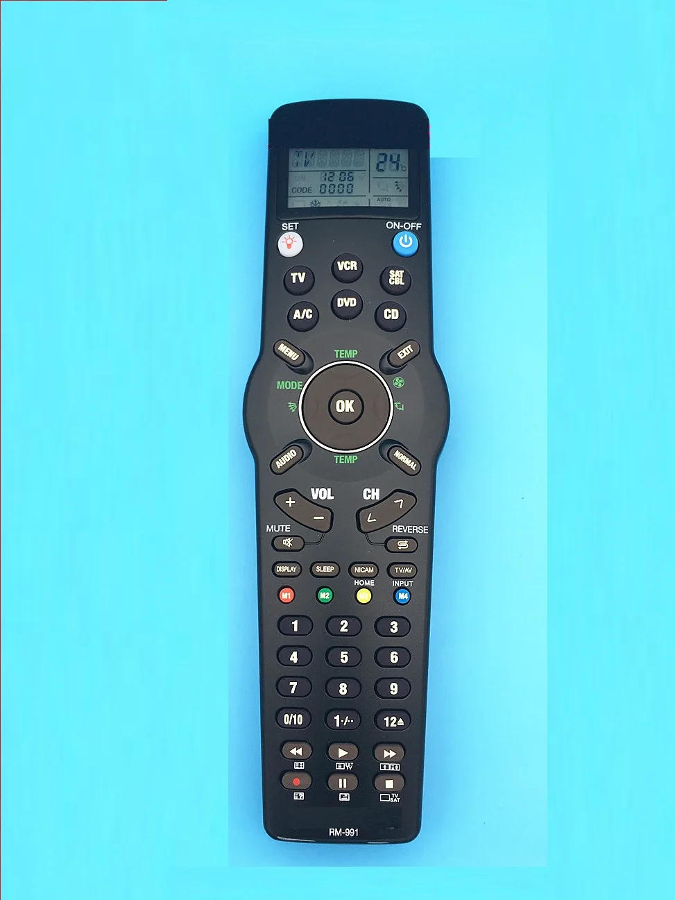 RM-991 English Version of Six-in-One Multifunctional Combined Universal Remote-Controller
RM-991 English Version of Six-in-One Multifunctional Combined Universal Remote-Controller