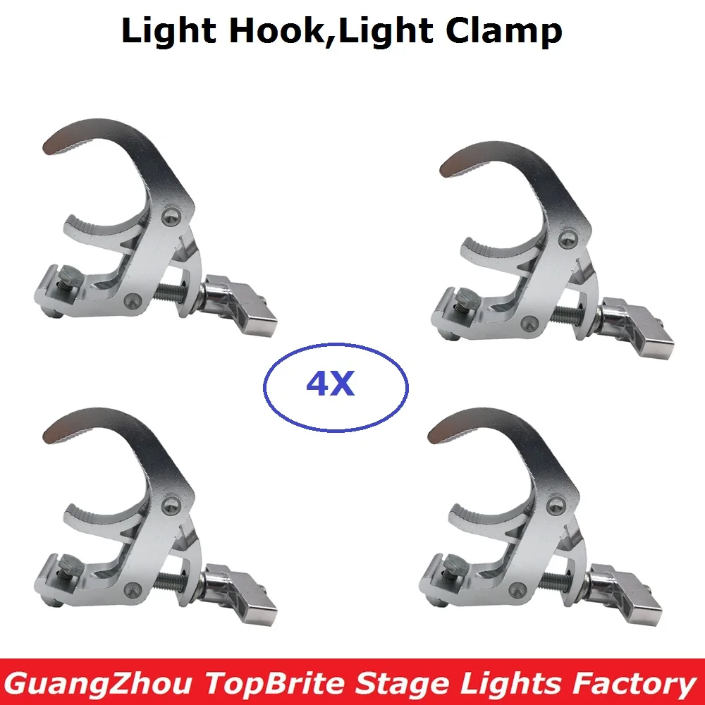 4 Pack High Quality Aluminium Material Stage Light Hooks Par LED Stage Light Clamp DMX Light Truss For LED Par Moving Head
4 Pack High Quality Aluminium Material Stage Light Hooks Par LED Stage Light Clamp DMX Light Truss For LED Par Moving Head