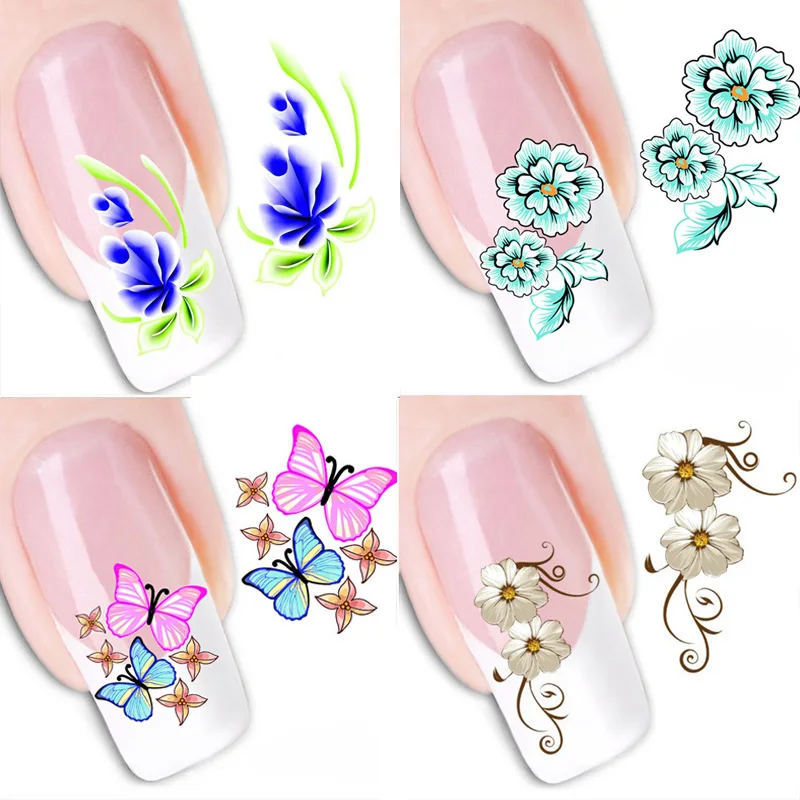 AddFavor 2PCS Water Transfer Nail Art Sticker Flower Nail Decal Adhesive French Manicure Decoration Polish Makeup Tools
AddFavor 2PCS Water Transfer Nail Art Sticker Flower Nail Decal Adhesive French Manicure Decoration Polish Makeup Tools