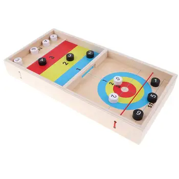 Wooden Ice Curling Game Board Game Intellectual Development Educational Toy Family Party Entertainment Game
Wooden Ice Curling Game Board Game Intellectual Development Educational Toy Family Party Entertainment Game