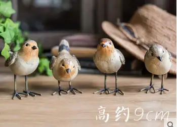 Resin bird four sets of decorative furnishings hand bird desktop porch study shooting props Sculpture decoration crafts statue
Resin bird four sets of decorative furnishings hand bird desktop porch study shooting props Sculpture decoration crafts statue