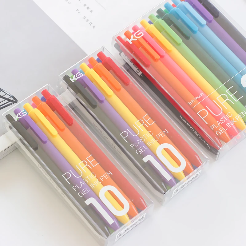 Kaco PURE Series Candy Color Matte Silicone Gel Pen 0.5mm Colorful Refills Unisex Pens for Student Gift Writing Stationery
Kaco PURE Series Candy Color Matte Silicone Gel Pen 0.5mm Colorful Refills Unisex Pens for Student Gift Writing Stationery