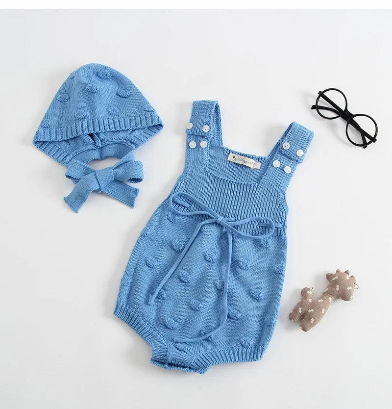 knitted romper suit