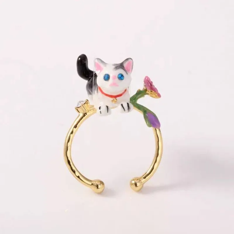2018 Amybaby Handmade Designer Enamel Glaze Cute Cats Womens Adjustable Ring Jewelry For Party
2018 Amybaby Handmade Designer Enamel Glaze Cute Cats Womens Adjustable Ring Jewelry For Party