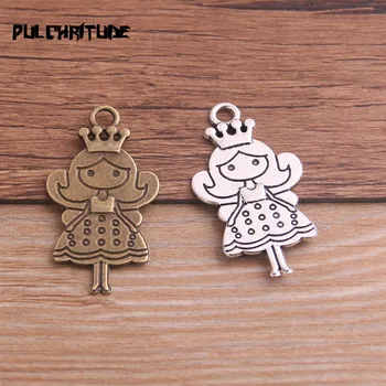 6PCS 24*45mm Metal Alloy Two Color Queen/Princess Charms Pendants for Jewelry Making DIY Handmade Craft
6PCS 24*45mm Metal Alloy Two Color Queen/Princess Charms Pendants for Jewelry Making DIY Handmade Craft