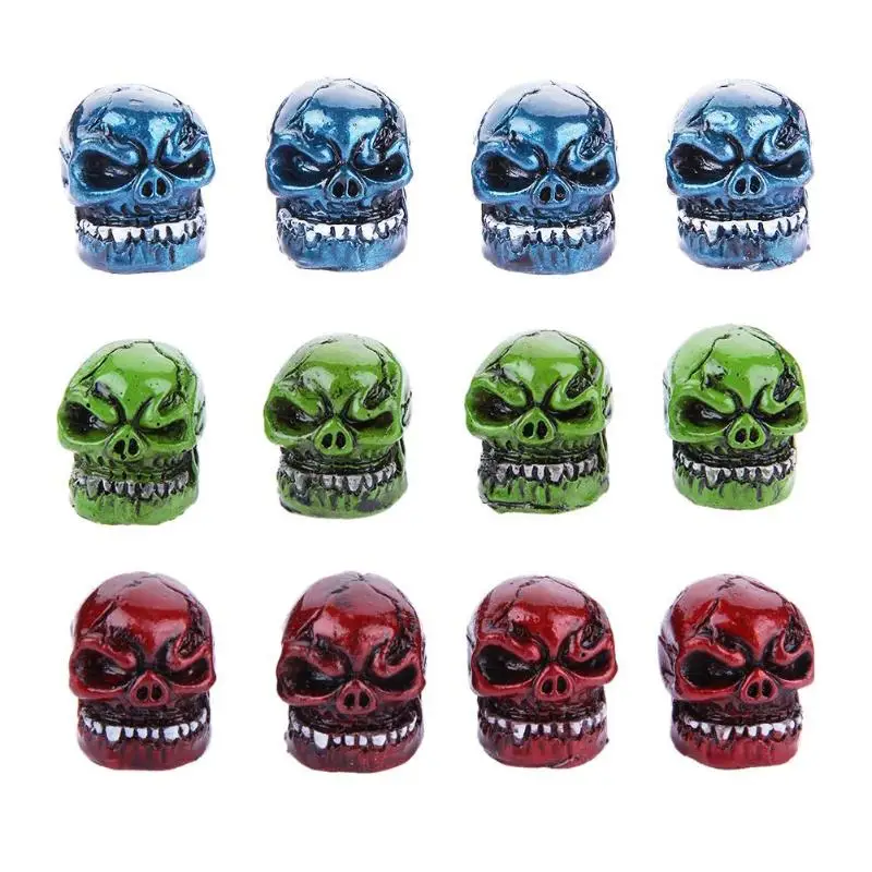 4Pcs Universal Aluminum Skull Head Car Wheel Tire Valve Stem Caps Automobiles Metal Tyre Dustproof Lid Auto Decoration Accessory
4Pcs Universal Aluminum Skull Head Car Wheel Tire Valve Stem Caps Automobiles Metal Tyre Dustproof Lid Auto Decoration Accessory
