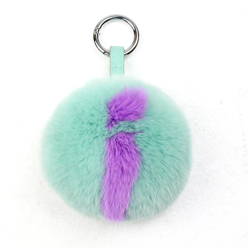 A-Z Letters Real Rabbit Fur Small 10Cm Ornament*