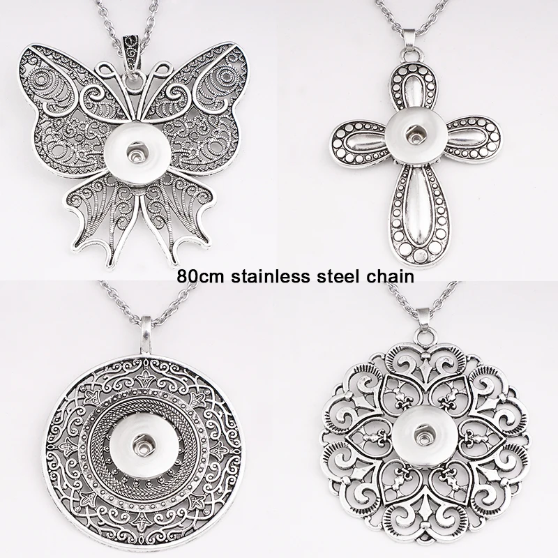NF5931 cross flower butterfly 18mm snap button Sweater chain 80cm stainless steel necklaces & pendants DIY Jewelry
NF5931 cross flower butterfly 18mm snap button Sweater chain 80cm stainless steel necklaces & pendants DIY Jewelry