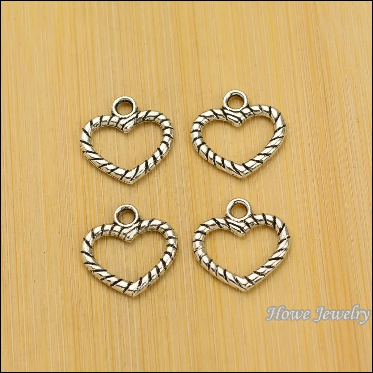 170pcs Charm love heart Pendant Tibetan silver Zinc Alloy Fit European Necklace DIY Metal Jewelry Findings
170pcs Charm love heart Pendant Tibetan silver Zinc Alloy Fit European Necklace DIY Metal Jewelry Findings