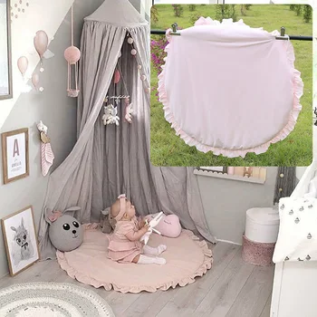 Children Room Decoration Cotton Soft Comfortable Lovely Lace Solid Color Crawling Baby Game Mat Lace Blanket Creative Play
Children Room Decoration Cotton Soft Comfortable Lovely Lace Solid Color Crawling Baby Game Mat Lace Blanket Creative Play
