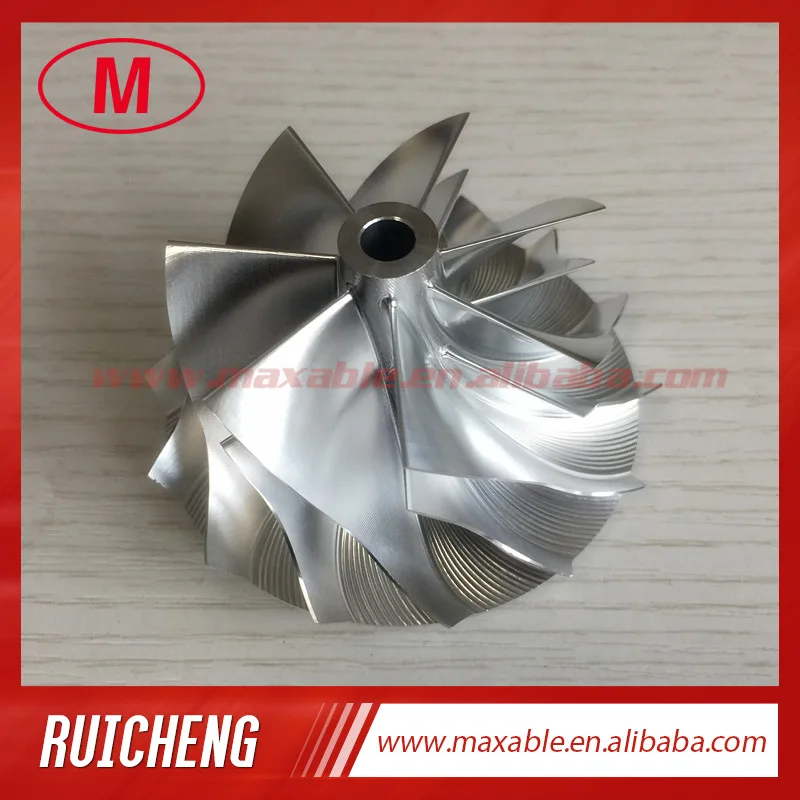RHF55 7+7 blades 52.60/65.00mm Turbocharger Billet/milling/aluminum 2618 compressor wheel for VF30/VF34 Upgrade
RHF55 7+7 blades 52.60/65.00mm Turbocharger Billet/milling/aluminum 2618 compressor wheel for VF30/VF34 Upgrade
