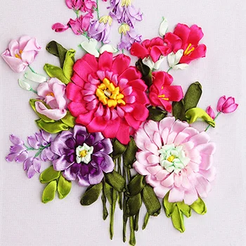 40X30cm Spring Flowers 3d Print Ribbon Embroidery Painting Cross Stitch Kit DIY Needlework Unfinished Craft Gift Wall Decoration
40X30cm Spring Flowers 3d Print Ribbon Embroidery Painting Cross Stitch Kit DIY Needlework Unfinished Craft Gift Wall Decoration