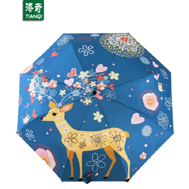 Creative Flowers elk Pattern 3 Folding women umbrella double Thickening sunshade umbrella uv umbrella,SKU 04A1C17
Creative Flowers elk Pattern 3 Folding women umbrella double Thickening sunshade umbrella uv umbrella,SKU 04A1C17
