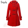 Sisjuly women jacket coat winter black women’s fashion jackets long sleeve elegant slim coat woman causal outerwear & coats 2017 Sisjuly women jacket coat winter black women’s fashion jackets long sleeve elegant slim coat woman causal outerwear & coats 2017